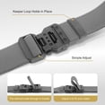 thumbnail image 5 of FAIRWIN Men's Belt, Elastic Stretch Nylon Work Belt for Men, 5 of 9
