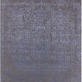 thumbnail image 1 of Ahgly Company Indoor Square Mid-Century Modern Carbon Gray Oriental Area Rugs, 7' Square, 1 of 6