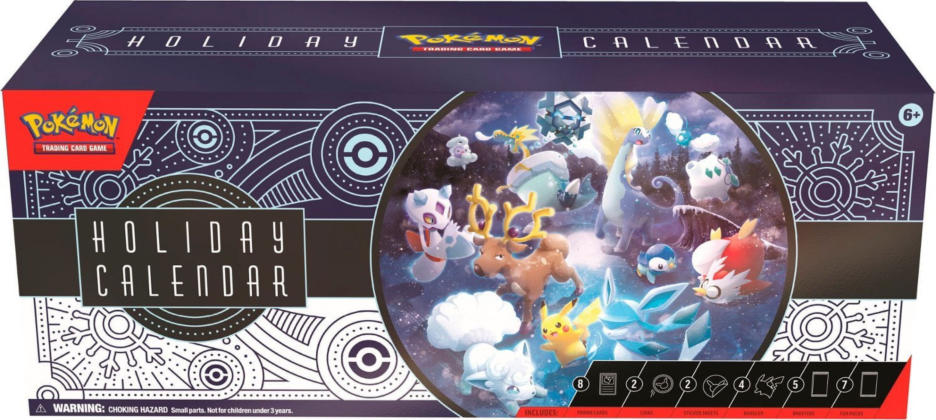 pokemon trading card game holiday calendar Pokémon TCG Holiday Calendar 2025 main image 0