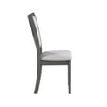 thumbnail image 4 of New Classic Furniture Amy 5-Piece Contemporary Wood Dining Set in Gray, 4 of 11