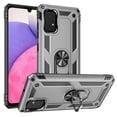 thumbnail image 1 of Kaleidio Case For Samsung Galaxy A33 5G [Hybrid Protector] Rubberized Shockproof [Ring Stand] 2-Piece Armor Cover [Silver/Black], 1 of 5