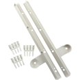 thumbnail image 1 of 1 Pair 16" White ABS Shelf and Rod Supports, 1 of 2