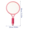 thumbnail image 2 of FUTUREORYY 2pcs Tennis Racquet Kids ABS Pink Cartoon Style For Parent Child Interaction, 2 of 5