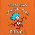 thumbnail image 3 of Cat in the Hat - Christmas Morning Crew Thing 1 - Toddler And Youth Short Sleeve Graphic T-Shirt, 3 of 5