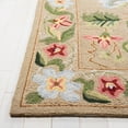 thumbnail image 3 of Safavieh Chelsea Gisselle Bordered Wool Area Rug, Beige, 7' x 7' Square, 3 of 11