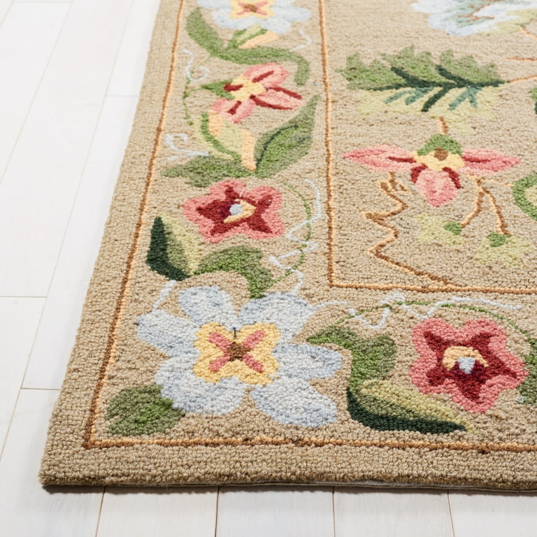 SAFAVIEH Chelsea Collection Runner Rug - 2'6 x 6', Black, Hand-Hooked French Country Wool, Ideal for High Traffic Areas in Living Room, Bedroom (HK311A