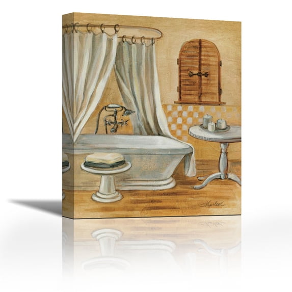 Light Bath I - Contemporary Fine Art Giclee on Canvas Gallery Wrap - wall décor - Art painting - 16 x 20 Inch - Ready to Hang