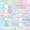 Pastel pearly mosaic grid, variant on Pastel Iridescent Mosaic Peel and Stick Vinyl Floor Tiles 12x12 Inch 10PCS for Kitchen Bathroom Entryway Indoor Decor