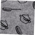thumbnail image 3 of 12 protectores de sartenes y ollas, protectores de sartenes y utensilios de cocina, almohadilla protectora divisoria, separador de sartenes antideslizante, gris (tamaño pequeño/10,24 pulgada, 3 of 5