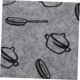 thumbnail image 3 of 12 protectores de sartenes y ollas, protectores de sartenes y utensilios de cocina, almohadilla protectora divisoria, separador de sartenes antideslizante, gris (tamaño pequeño/10,24 pulgada, 3 of 5