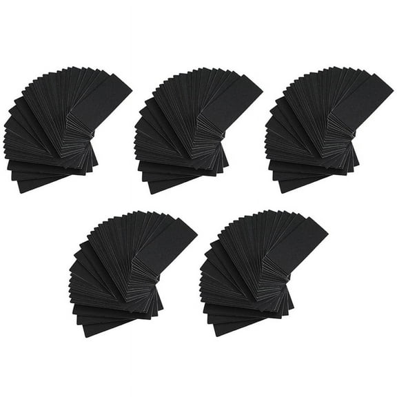 120 Pieces Fingerboard Foam Grip Tape Adhesive Foam Tape Black Non Slip Foam Grip Tape for Mini Fingerboards