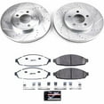 thumbnail image 3 of PowerStop Front Z26 Street Warrior Carbon-Fiber Ceramic Brake Pad and Drilled and Slotted Rotor Kit Fits: FORD LINCOLN MERCURY Select Models K1364-26, 3 of 9