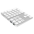 thumbnail image 1 of Teclado numérico inalámbrico Bluetooth con función de concentrador Teclado digital para PC Notebook Blanco CUTICAT teclado numérico, 1 of 3