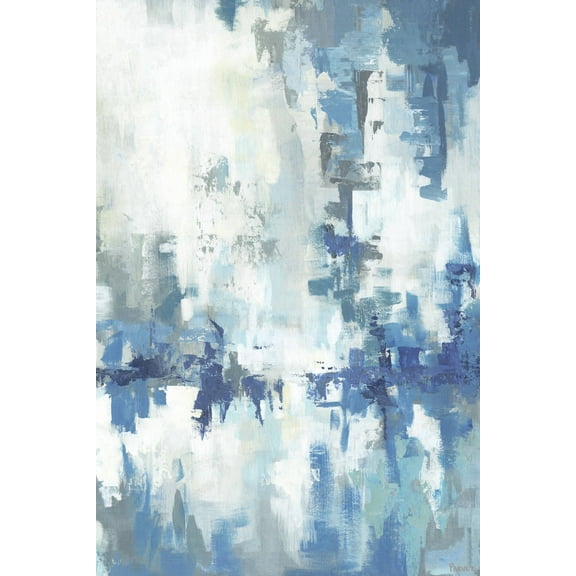 Parvez Taj "Ultimate Blue Hues" Painting Print on Wrapped Canvas