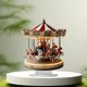 thumbnail image 4 of Decoración de carrusel de acrílico 2D para Navidad, adornos de carrusel, decoración de mesa para el hogar, Año Nuevo 2025, Navidad 2024, 4 of 5