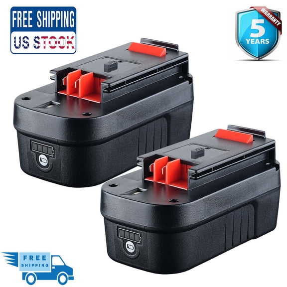 2Packs for Black & Decker HPB18 18V 18 Volt 7.0Ah Lithium-Ion Battery HPB18-OPE