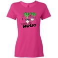 thumbnail image 3 of Inktastic Turnip the Music Partying Vegetables Women's T-Shirt, 3 of 5