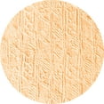 thumbnail image 1 of Ahgly Company Indoor Round Solid Orange Modern Area Rugs, 8' Round, 1 of 4
