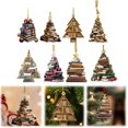 thumbnail image 3 of Christmas Tree Book Ornament 2024 Christmas Book Tree Ornament Book Ornament for Christmas Tree Book Lover Christmas Ornaments for Book Lovers Book Reader Librarian, 3 of 8