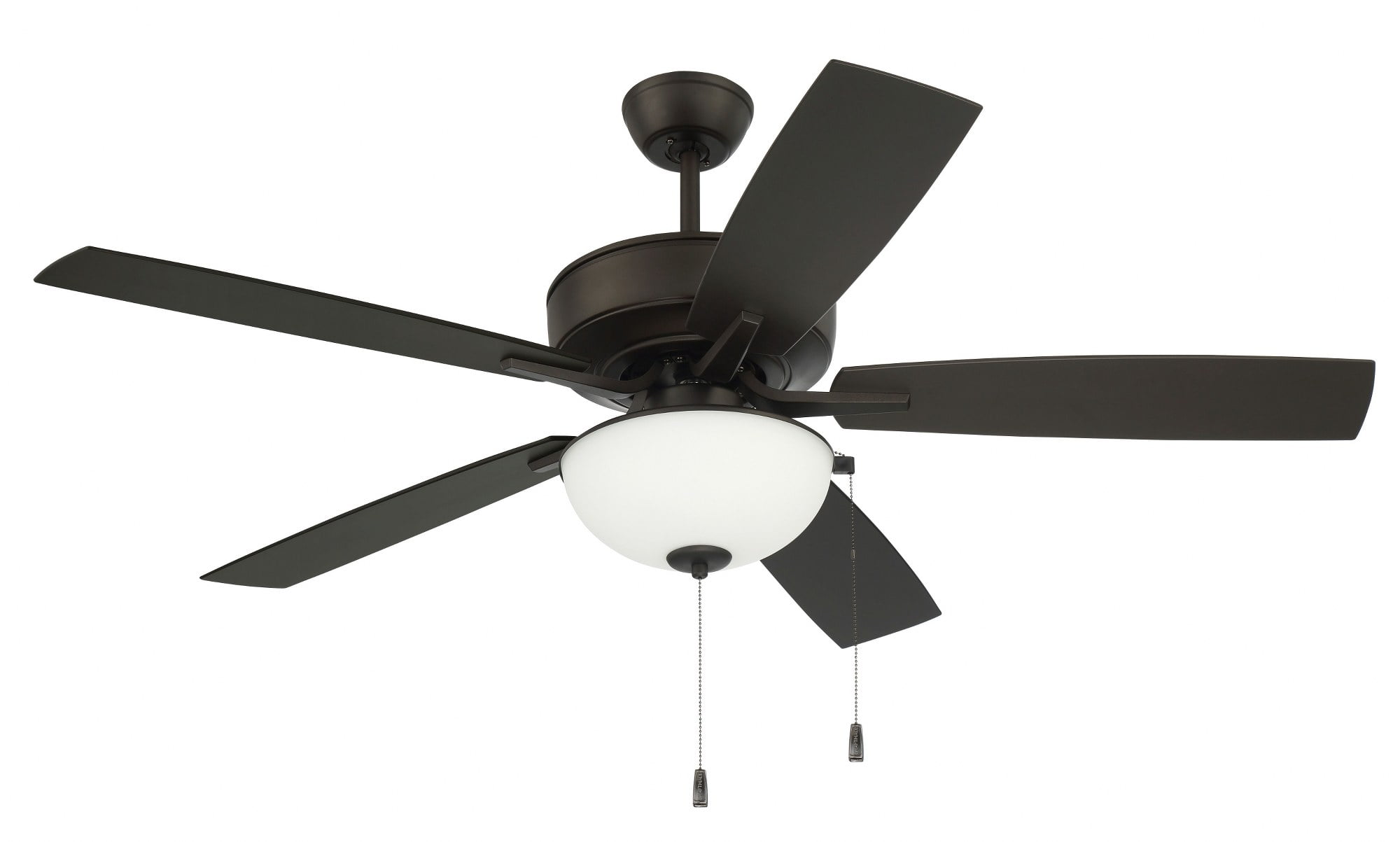 OP211ESP5 Craftmade Lighting Outdoor Pro Plus - 5 Blade Ceiling Fan with Light Kit-20.72 Inches Tall and 52 Inches Wide-Espresso Finish