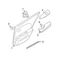 thumbnail image 3 of New Genuine Nissan Switch Assy-Power Window,Rear 25411JA00A / 25411-JA00A OEM, 3 of 10