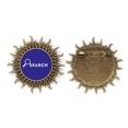 thumbnail image 1 of Lupa busqueda conocimiento comprensión Pin de gancho de metal vintage con forma de sol Unbranded  M, 1 of 3