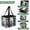 Animal Fox Portrait, variant on Collapsible Car Trunk Organizer with Handles 600D Oxford for Car Kitchen and Home Storage, Little Fox 13× 10.2×10.8inch