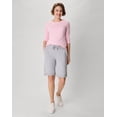 thumbnail image 5 of Hanes Women's French Terry Bermuda Shorts, 11" Light Steel M, 5 of 10