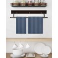 thumbnail image 3 of Navy Blue Geometric Kitchen Dish Towels for Drying Dishes Set of 2, Modern Pure Color Abstract Striped Waffle Weave Microfiber Hand Tea Bathroom Towels Quick Dry & Absorbent Towel 15.7x23.6, 3 of 7