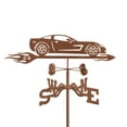 thumbnail image 1 of Corvette C5 Car Weathervane with Four Sided Mount, 1 of 1