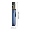 thumbnail image 3 of Inflatable Lighter Fixed Fire Lock Straight Large Flame Spray Windproof Outdoor Portable Refillable Metal Blue W-311 Blue, 3 of 7