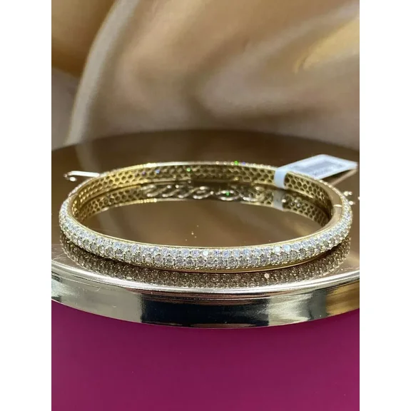 8 Ct Round Cut Lab-Created Diamond Women's Tennis Bracelet – Size 7" – 14K White Gold Plated 925 Silver