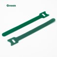 thumbnail image 1 of 30/20/10Pcs Releasable Cable Ties Colored Nylon Cable ties Strap Hook Loop Wrap Zip Bundle Ties Cable Wire Management Green Length 20cm 10Pcs, 1 of 6