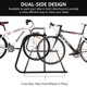thumbnail image 1 of Rack Comercial para 10 Bicicletas, Organizador de Piso de Acero con Recubrimiento en Polvo, Almacenamiento Doble para Garajes, Escuelas, 1 of 6