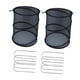 thumbnail image 1 of Cubiertas protectoras plegables de malla reutilizables para plantas, ideales para árboles frutales pequeños, jardines y macizos de flores elevados. 2 piezas, 1 of 8