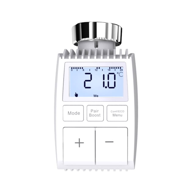 ZigBee3.0 Válvula termostática de radiador Termostato inteligente Controlador de temperatura Control Abanopi Válvula termostática