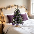 thumbnail image 5 of Kbndieu 24PCS Pruple Christmas Balls Christmas Tree Decorations Ornaments, Shatterproof Xmas Bulbs, Plastic Xmas Hanging Ornament Ball for Holiday Party Wreath Garlands Trees, 5 of 6
