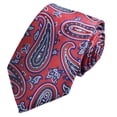 thumbnail image 2 of Extraordinary Red Paisley Design Ties, 2 of 2