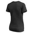 thumbnail image 3 of Women's Black Houston Rockets Liberty V-Neck T-Shirt, 3 of 3
