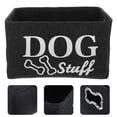thumbnail image 3 of 1pc perro juguetes de fieltro de fieltro Suministros para mascotas Simple Suministros Caja de almacenamiento Dries Box (gris oscuro), 3 of 9