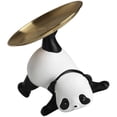 thumbnail image 3 of Resin Panda Key Tray Decorative Storage Ornament Multifunctional Jewelry Holder Thickened Design Entryway Desktop Organizer, 3 of 4