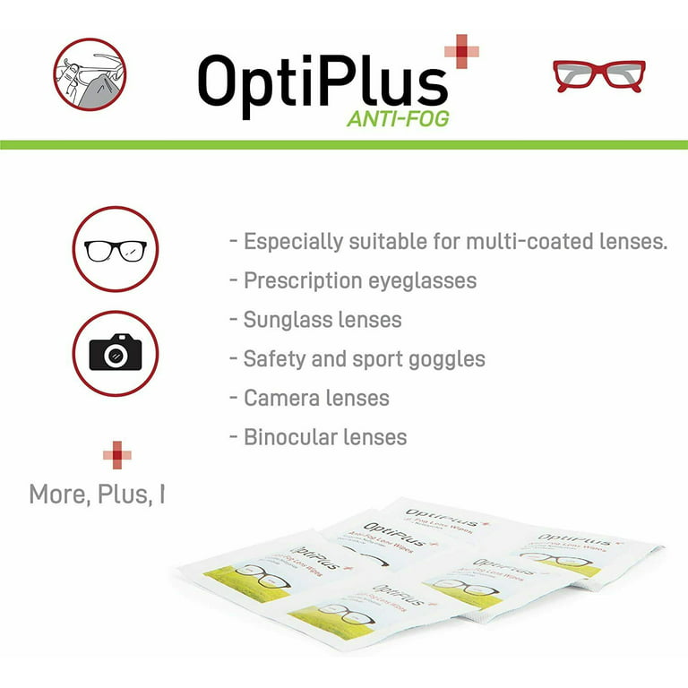 OptiPlus+ Anti-fog Wipes, the perfect solution to glasses fogging up,  especially while wearing face masks - Workplace Material Handling & Safety