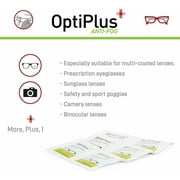 OptiPlus Anti-Fog Lens Wipes Cleaner Travel Purse Healthcare Sport Goggles 100ct
