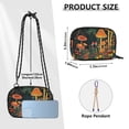thumbnail image 4 of FORMRS Mini Crossbody Bag for Women Adjustable Shoulder Rope Travel Casual Phone Purse, Forest Mushroom, 4 of 7