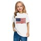 thumbnail image 1 of Odeerbi Niños Niñas Día de La Independencia Camiseta de Algodón Manga Corta 4 de Julio Camiseta Gráfica, 1 of 9