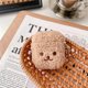 thumbnail image 3 of Funda Cálida Y Difusa De Oso Lindo Compatible Con Apple Airpods 2 Funda Protectora Caja De Carga De Auriculares De Piel De Dibujos Animados De Silicona Para Airpods 2 Y 1 - Marrón, 3 of 5