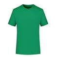 thumbnail image 1 of pstuiky camisetas de hombre, Blusa deportiva informal de color liso con cuello redondo y manga corta elástica para hombre ropa de hombre s, 1 of 6