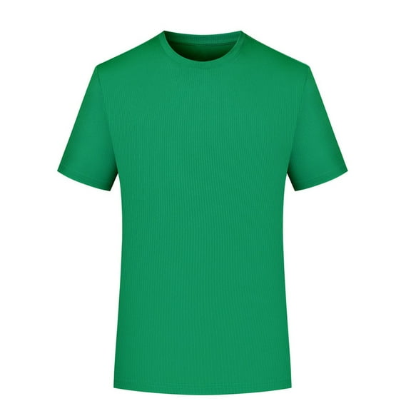 Blmnix Cotton T Shirts Tshirt for Men Pullover Big And Tall T shirt Green Short Sleeve Crew Neck Polo T Shirts for Men,XXXXXL