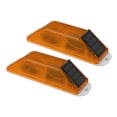 thumbnail image 3 of 2pcs Solar Strobe Warning Light LED Warning Lamp High Bright Waterproof Light Control Flashing Beacon Barricade Construction Safety Traffic Light Yellow, 3 of 10