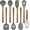 Gray, variant on Cooking Utensil Set, 8- Kitchen Utensils Set with Acacia Wooden Handles,-Grade- Kitchen Gadgets and Spatula Set for Nonstick Cookware - Grey